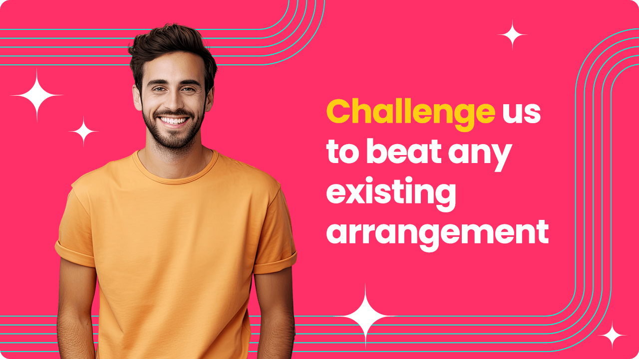 challenge us to beat any existing arragement